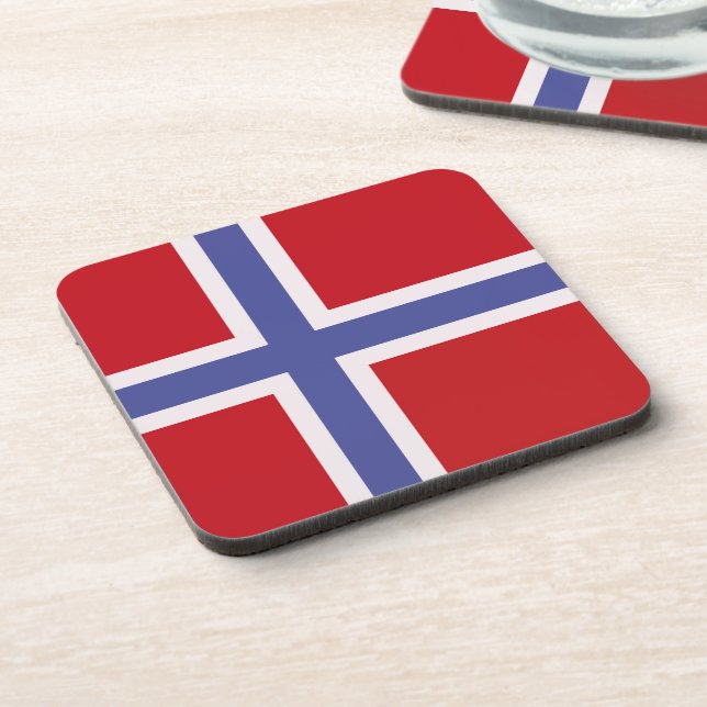 Norway flag coaster (Left Side)