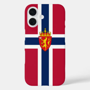 Norway Flag/ Coat of Arms iPhone 16 Case