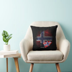 Norway flag cushion