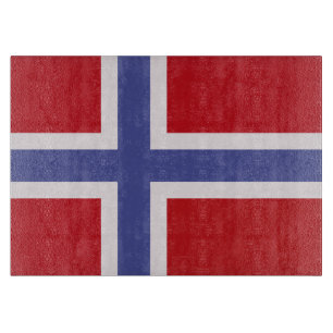 Norway flag cutting board