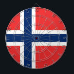 Norway Flag Dartboard<br><div class="desc">Norway Flag</div>