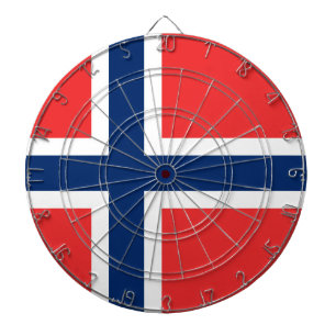 Norway Flag Dartboard