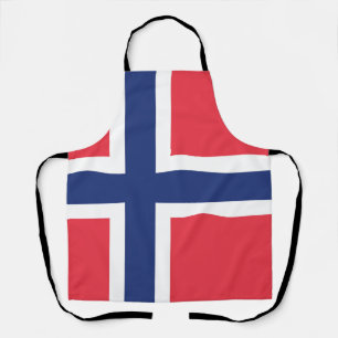 Norway Flag Emblem Apron