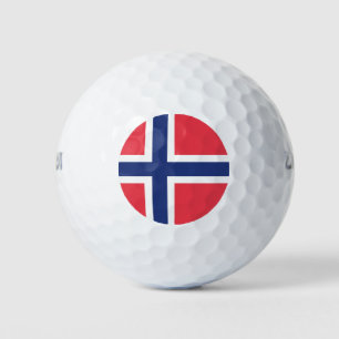 Norway Flag Emblem Golf Balls
