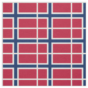 Norway Flag Fabric