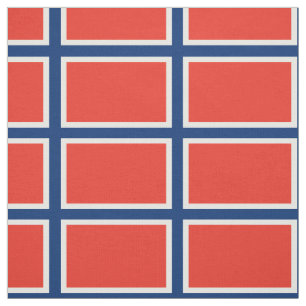 Norway Flag Fabric