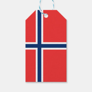 Norway Flag Gift Tags