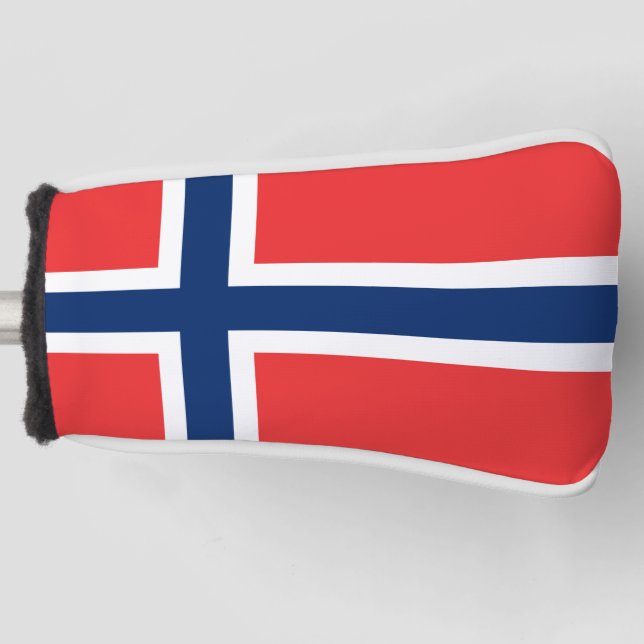 Norway Flag Golf Head Cover (Front)