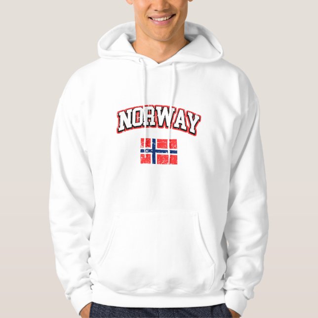 Norway Flag Hoodie (Front)
