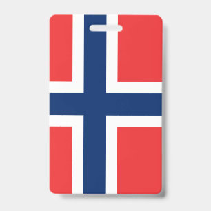 Norway Flag ID Badge