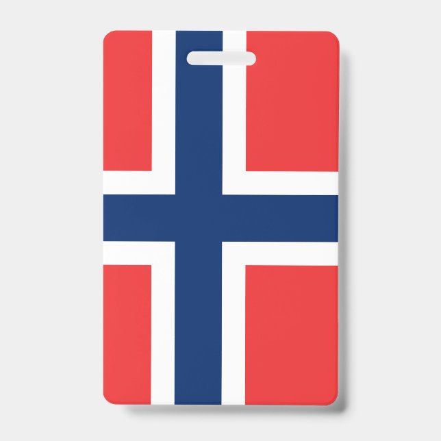 Norway Flag ID Badge (Front)