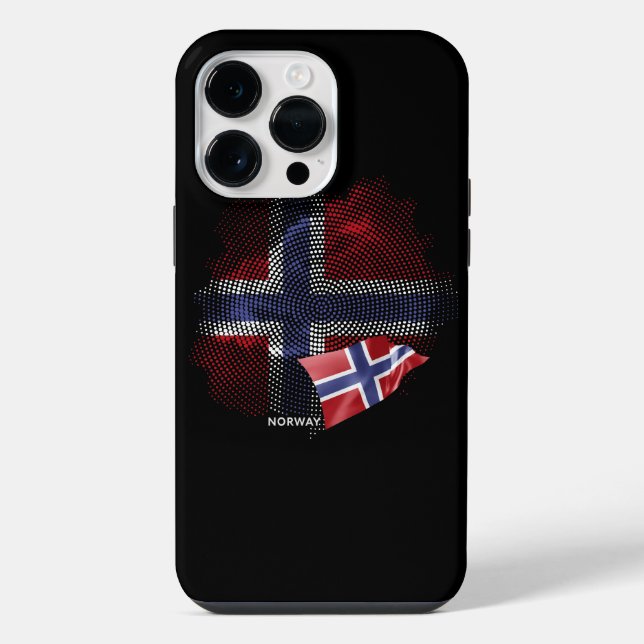 Norway flag iPhone case (Back)