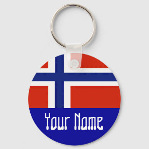 NORWAY FLAG KEY RING