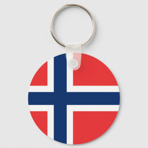 Norway Flag Key Ring