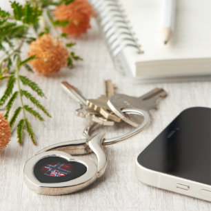 Norway flag key ring