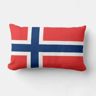 Norway Flag Lumbar Cushion