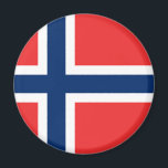 Norway flag magnet<br><div class="desc">The Official flag of Norway</div>