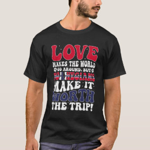 Norway Flag Men & Women Cute Til Norwegians T-Shirt