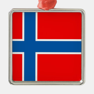 Norway flag metal ornament