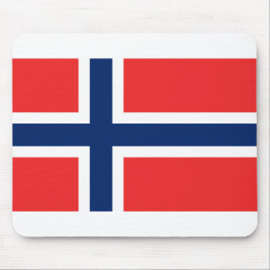 Norway Flag Mouse Pad
