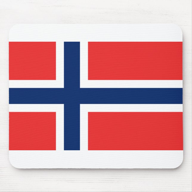 Norway Flag Mouse Pad (Front)