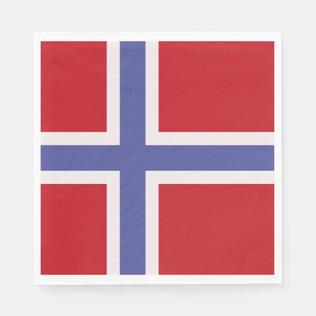 Norway flag napkin (Front)