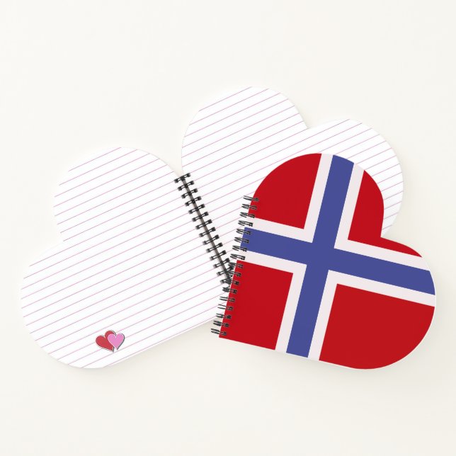 Norway flag notebook (Inside)