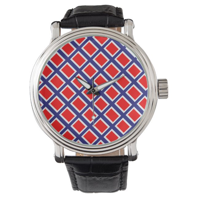 Norway flag pattern watch (Front)