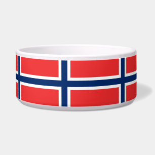Norway Flag Pet Bowl