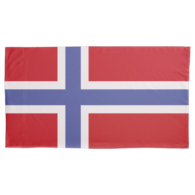 Norway flag pillowcase (Front)