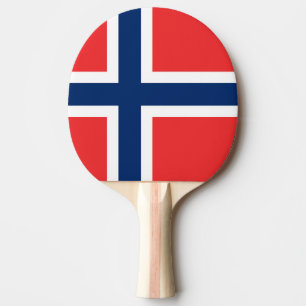 Norway Flag Ping Pong Paddle