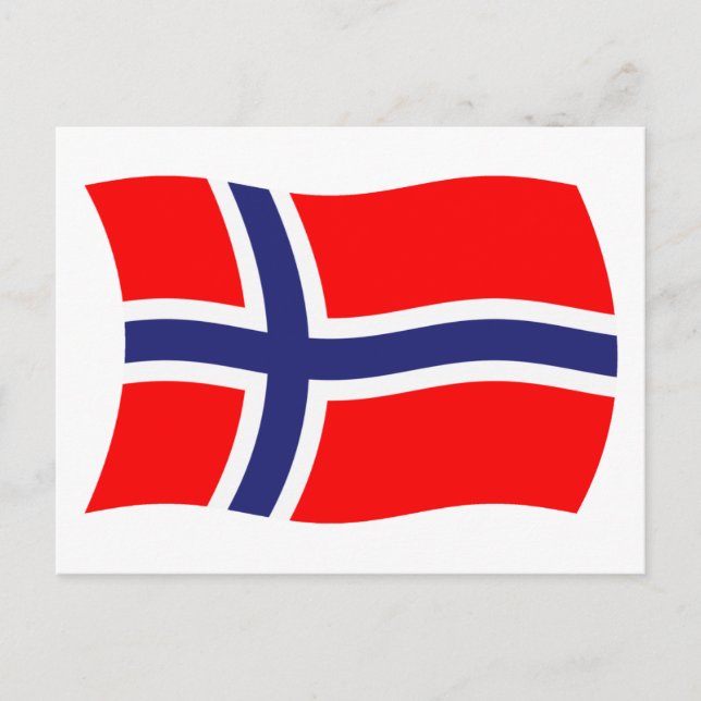 Norway Flag Postcard (Front)