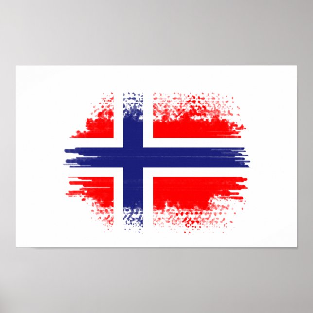 Norway flag poster (Front)