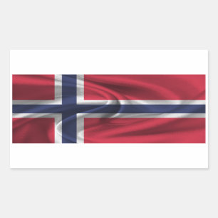 Norway Flag Rectangular Sticker