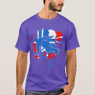 Norway Flag Snowboarder Norwegian Snowboarding (1 T-Shirt