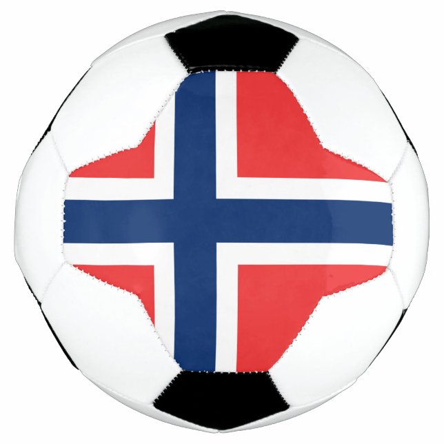 Norway Flag Soccer Ball (Front)