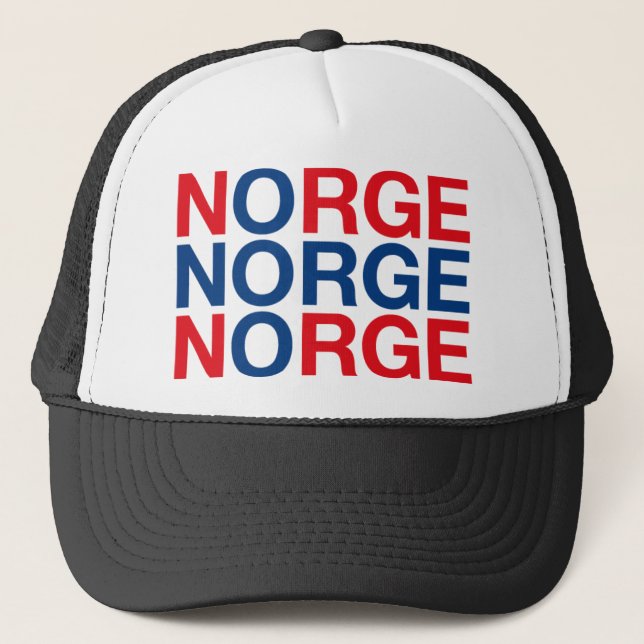 NORWAY Flag Trucker Hat (Front)