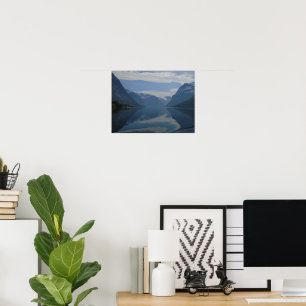 Norway Glacier Landscape Poster