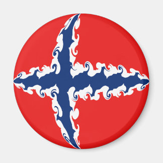 Norway Gnarly Flag Magnet