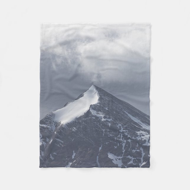 Norway Landscape Photo Fleece Blanket (Front)