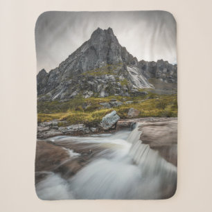 Norway Landscape photo Sherpa Blanket