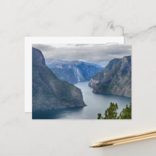 Norway landscape postcard