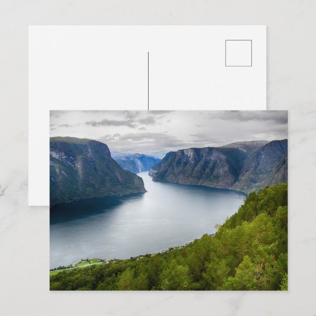 Norway landscape postcard (Front/Back)