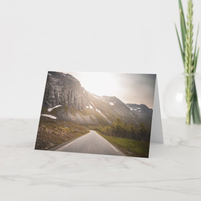 Norway Landscape Road Card (Front)