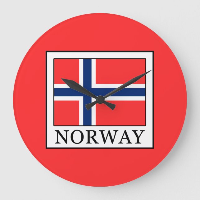 Norway Large Clock (Front)