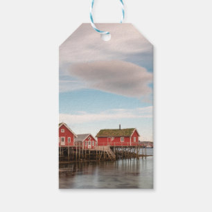 Norway Lofoten Fishing Village Gift Tags