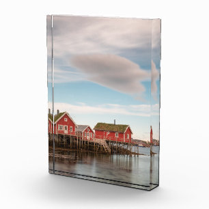 Norway Lofoten Fishing Village Photo Block