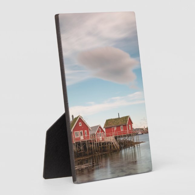 Norway Lofoten Fishing Village Plaque (Side)