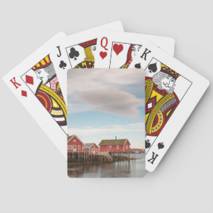 Norway Lofoten Fishing Village Playing Cards