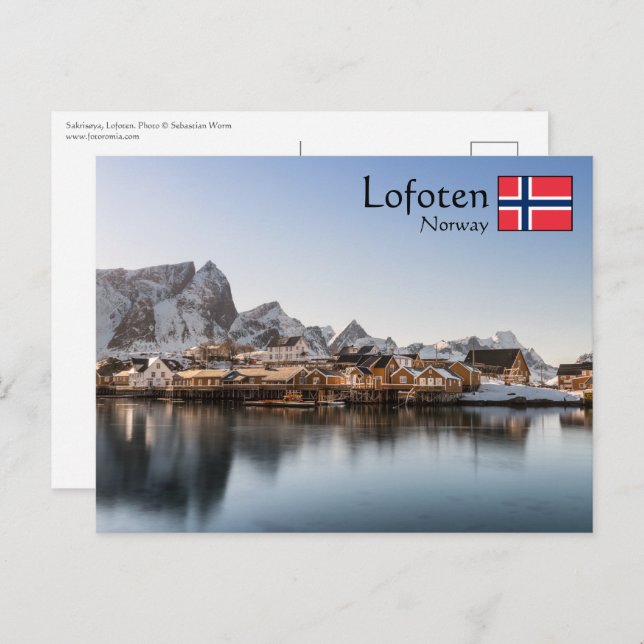 Norway Lofoten Islands Postcard (Front/Back)